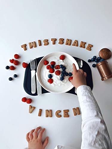 Twistshake Learn Cutlery – Stainless Steel – 12+ Months – Pastel Grey