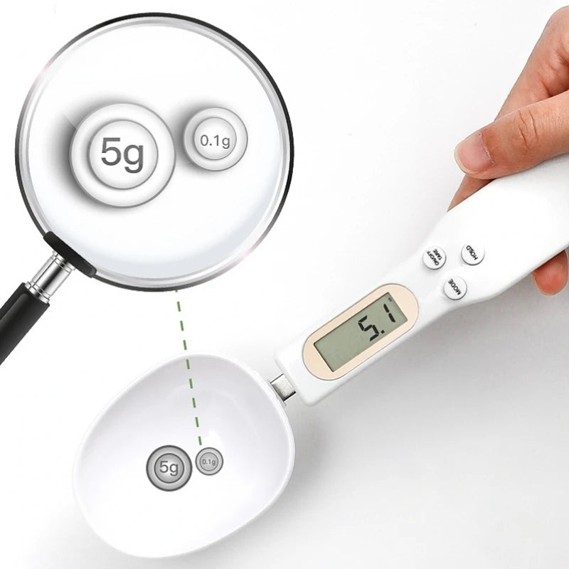 High-Precision Digital Weighing Spoon Scale with LED Display