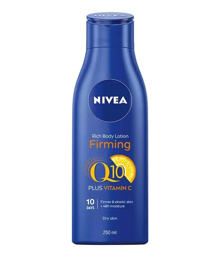 NIVEA Q10 Firming Rich Body Lotion with Vitamin C, 250 ml