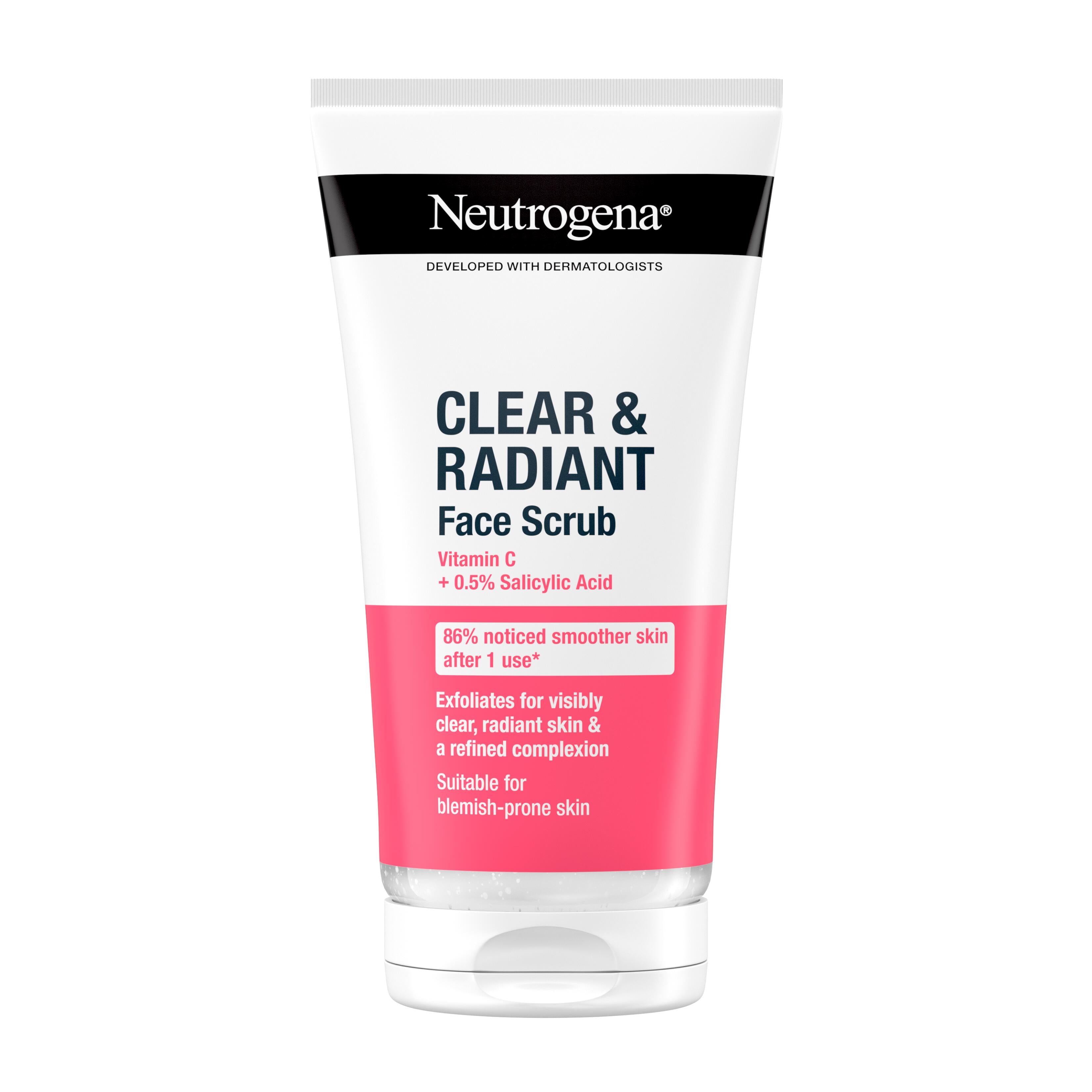 Neutrogena Clear & Radiant Face Scrub 150ml