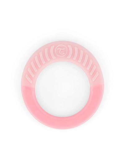 Twistshake Teether 1+m Pastel Light Pink