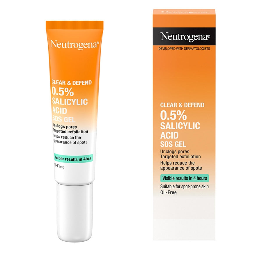 Neutrogena Clear & Defend SOS Gel with 0.5% Salicylic Acid, 15ml