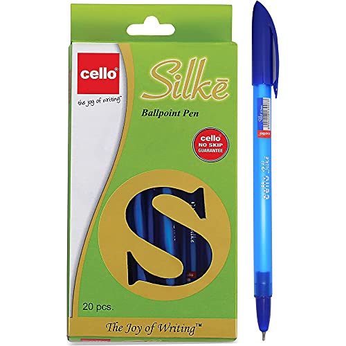 Cello Silke Ballpoint Pen (0.7 mm), Pack of 20