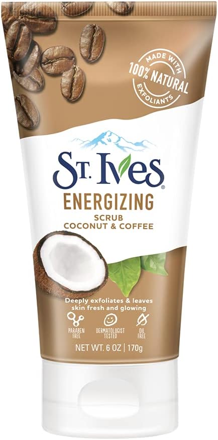 St. Ives Coconut and Coffee Rise and Energize Face Scrub 170g