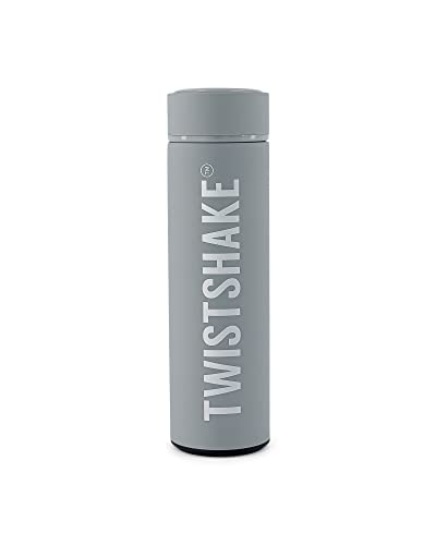 Twistshake Hot or Cold Bottle 420ml Pastel Grey