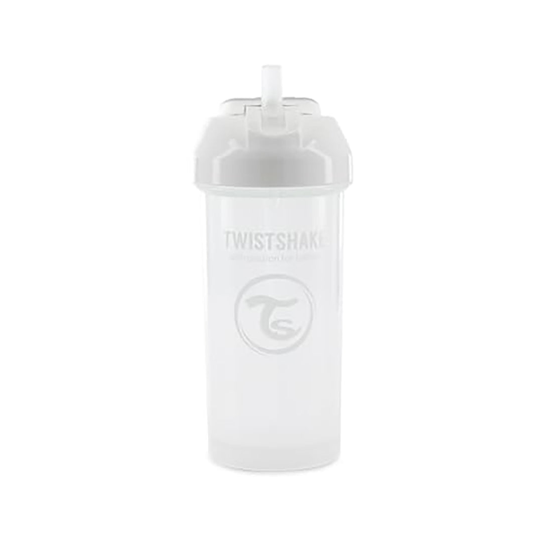 Twistshake Straw Cup 360ml 6+m White