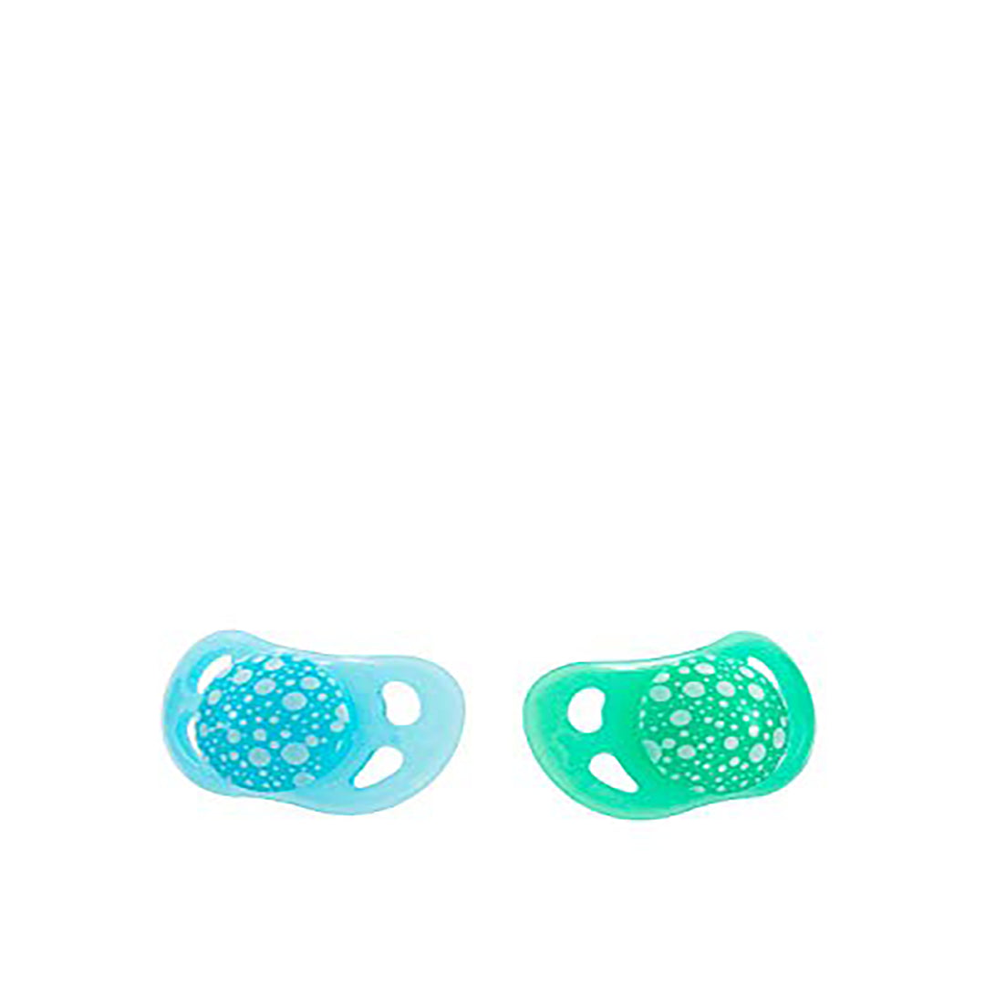 Twistshake 2x Pacifier 0-6m Pastel Baby Blue Mint Green