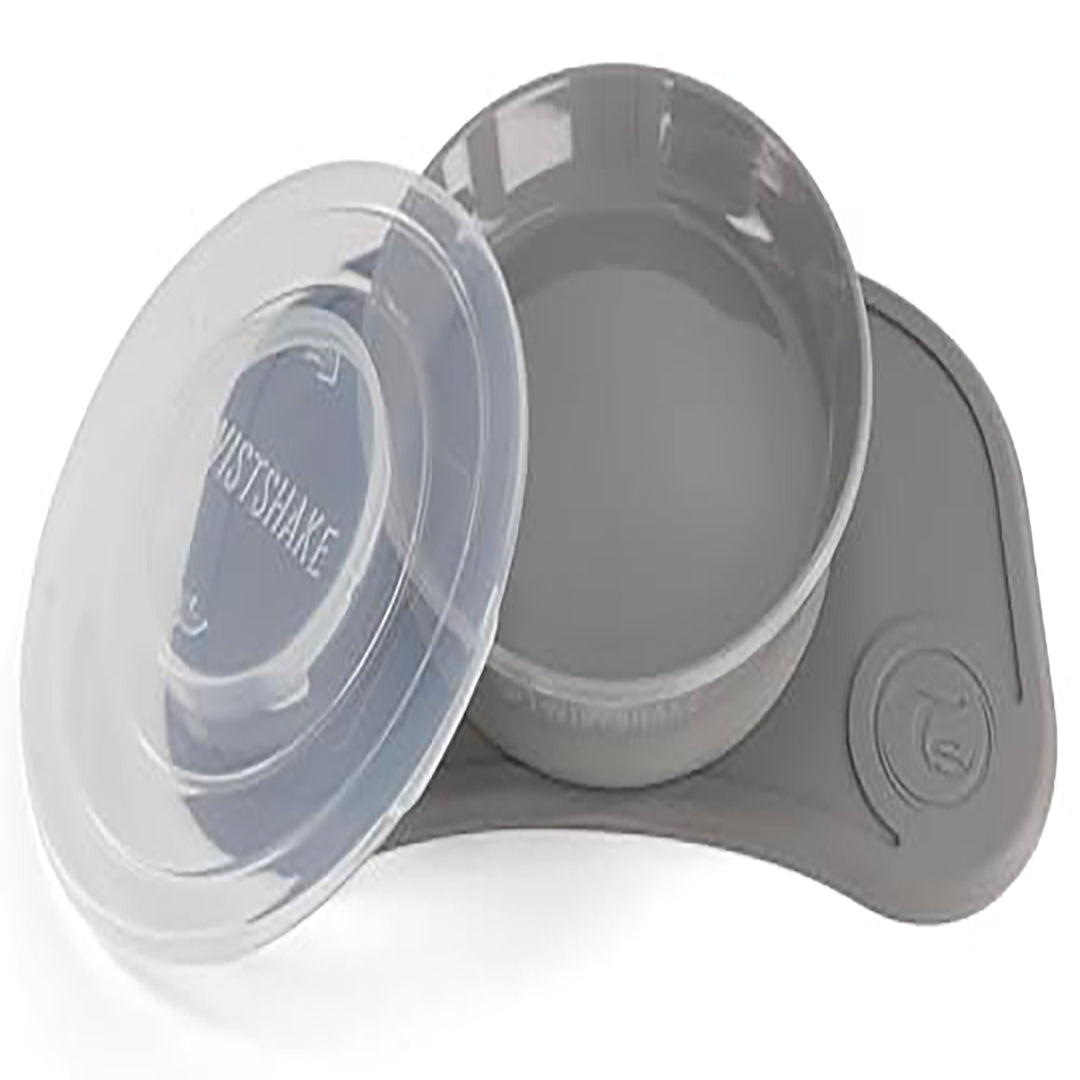 Twistshake Click-Mat Mini + Plate Pastel Grey