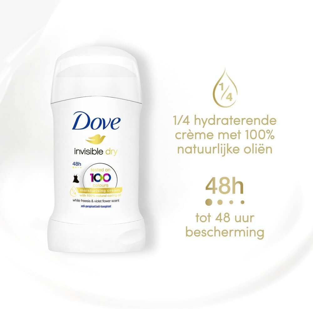 Dove 40ml Antiperspirant Stick , Invisible Dry