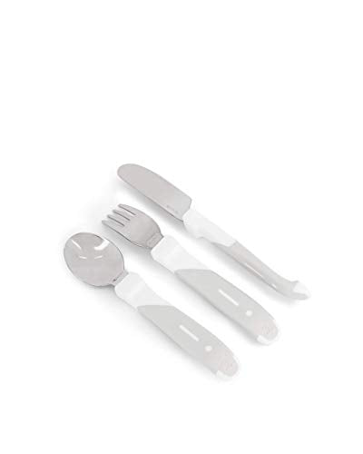 Twistshake Learn Cutlery Stainless Steel 12+m White