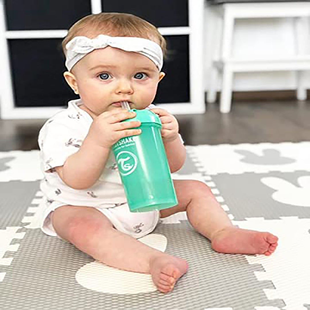 Twistshake Straw Cup 360ml 6+m Pastel Green