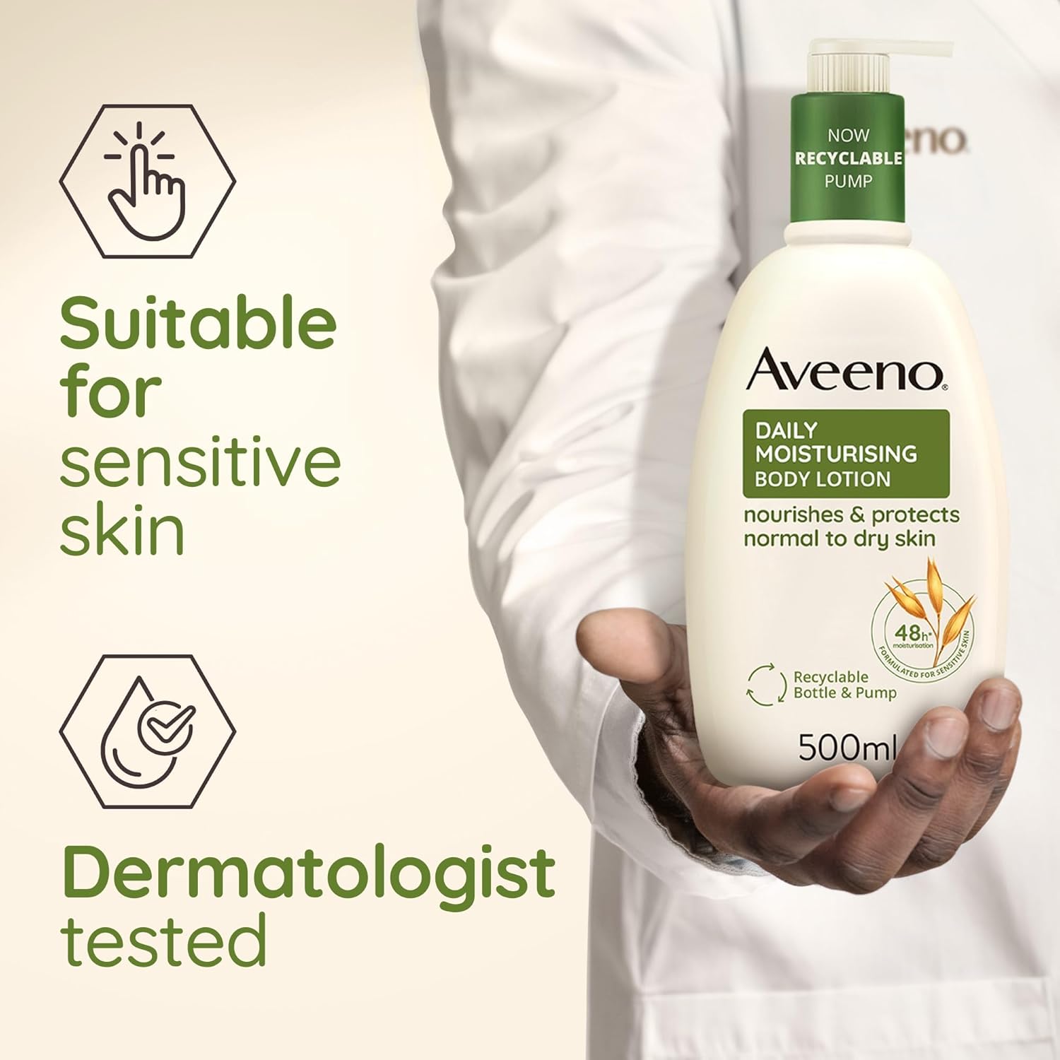 Aveeno Daily Moisturising Body Lotion, 500 ml