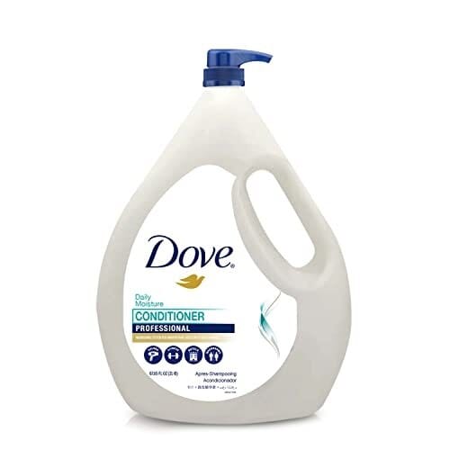 Dove Hair Conditioner | Daily Moisture | with Pump 4L | Nourishing system for smooth hair and resilient to daily damage