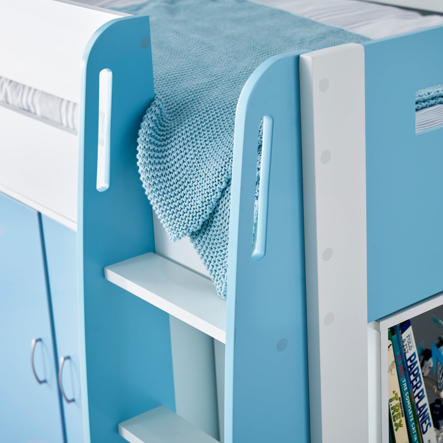 Lacy Blue Storage Mid Sleeper