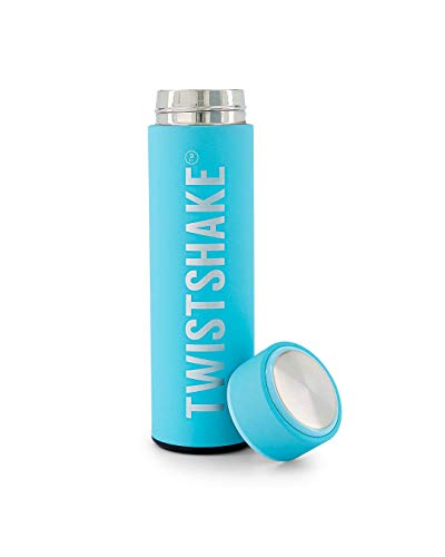 Twistshake Hot or Cold Bottle 420ml Pastel Light Blue