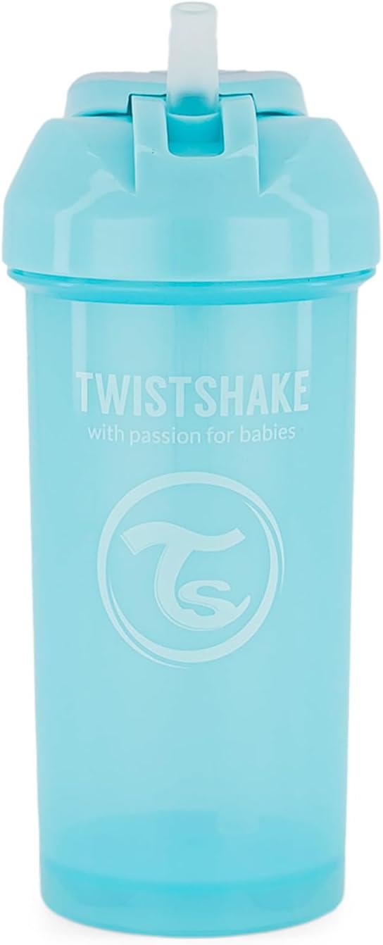 Twistshake Straw Cup 360ml 6+m Pastel Blue