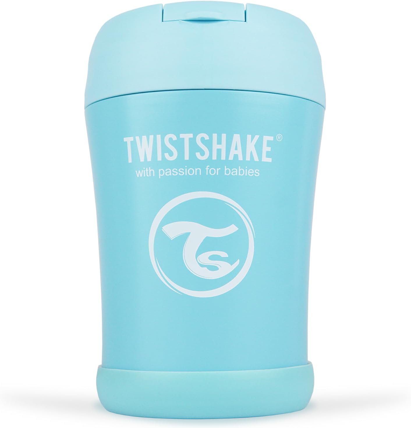 Twistshake Insulated Food Container, Baby Feeding, BPA Free, 350 ml, Pastel Blue