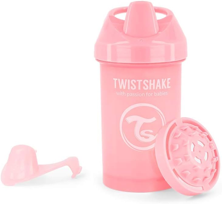 Twistshake Crawler Cup 300ml 8+m Pastel Light Pink