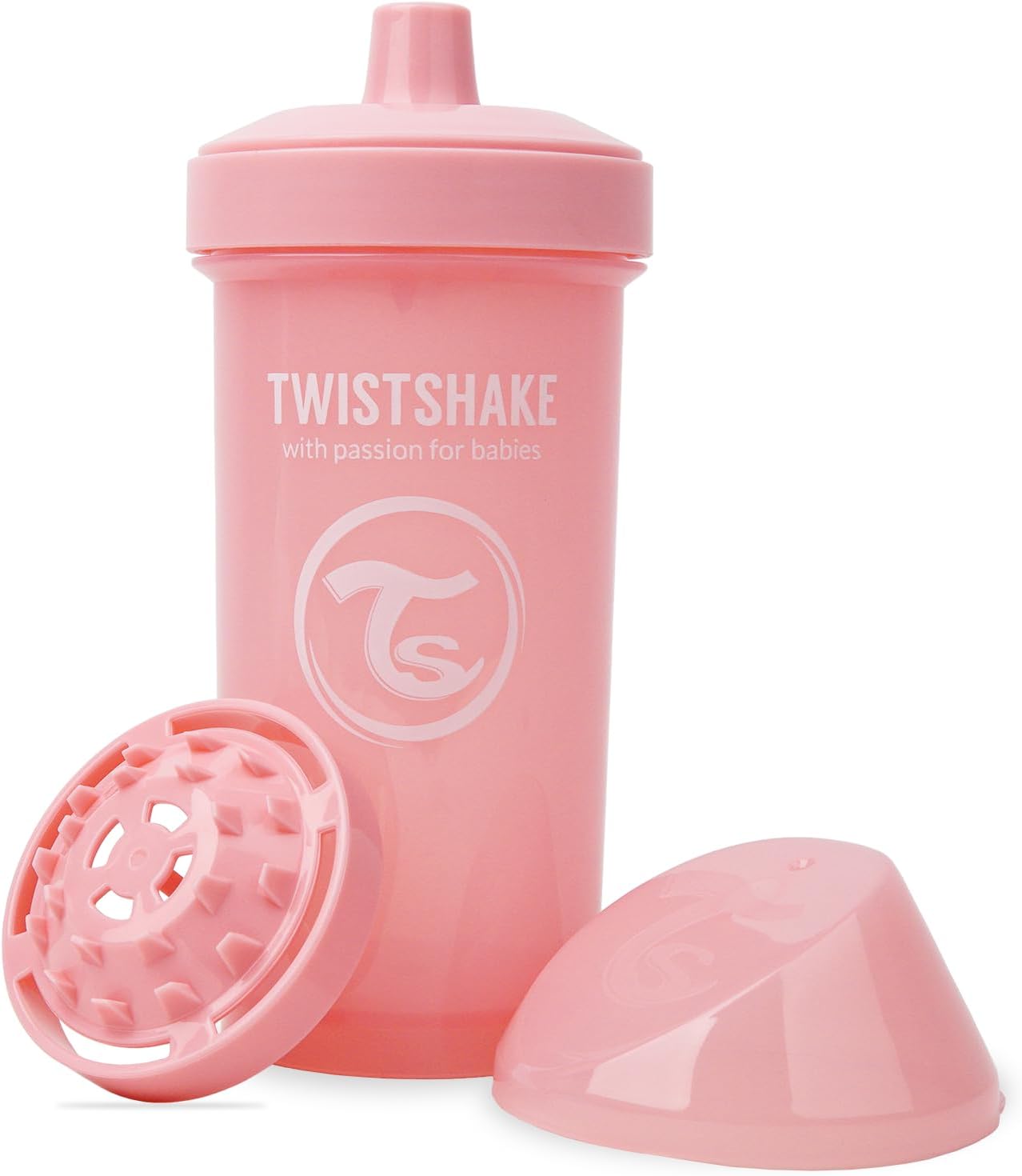 Twistshake Kid Cup 360ml 12+m Pastel Light Pink