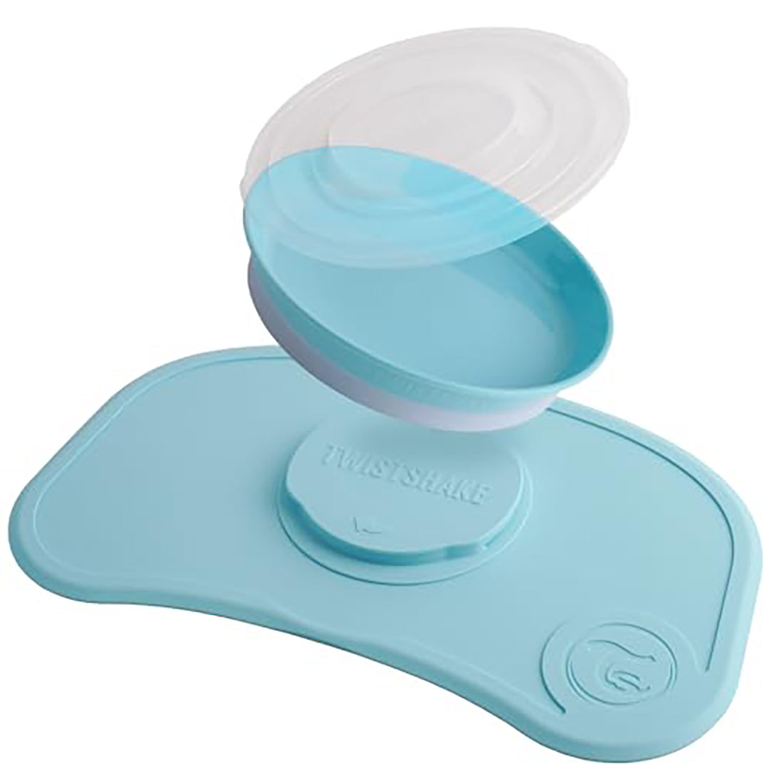 Twistshake Click-Mat Mini + Plate Pastel Blue