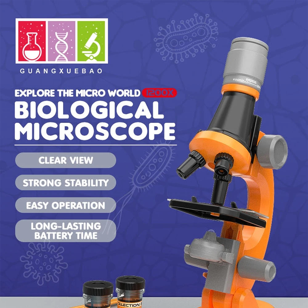 Mini Microscope Toy: The Ultimate Science Educational Gift for Kids