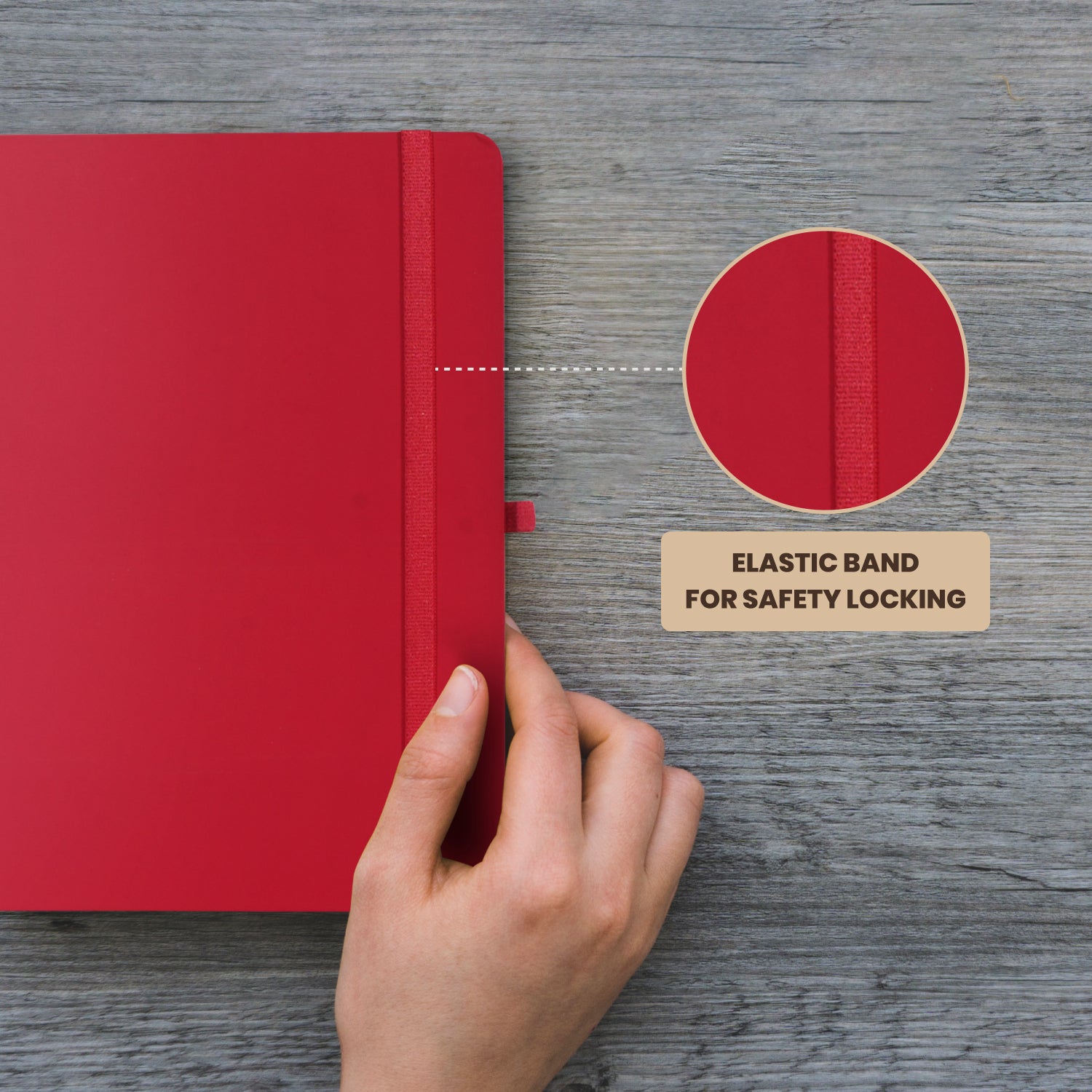 Wilson A5 Journal Notebooks, 160 Pages, Red, Pack of 2