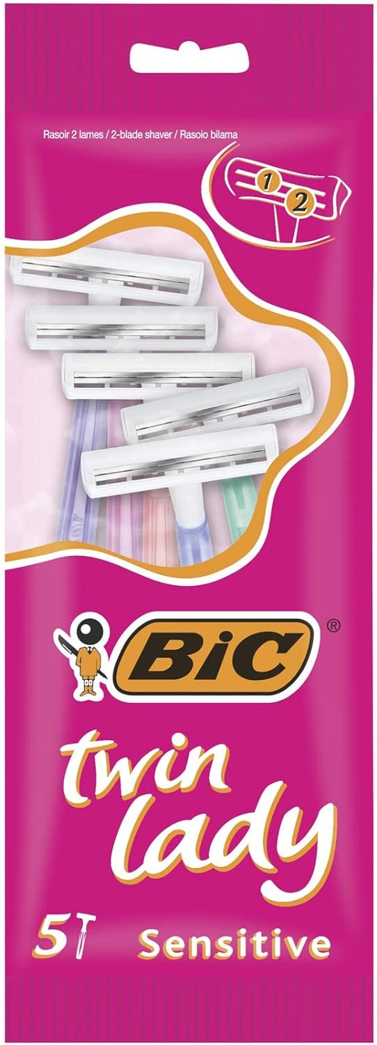 BIC Twin Lady Sensitive Razor - Pack of 5 - Infinity Market