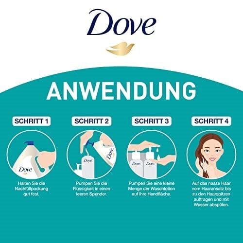 Dove Hair Conditioner | Daily Moisture | with Pump 4L | Nourishing system for smooth hair and resilient to daily damage