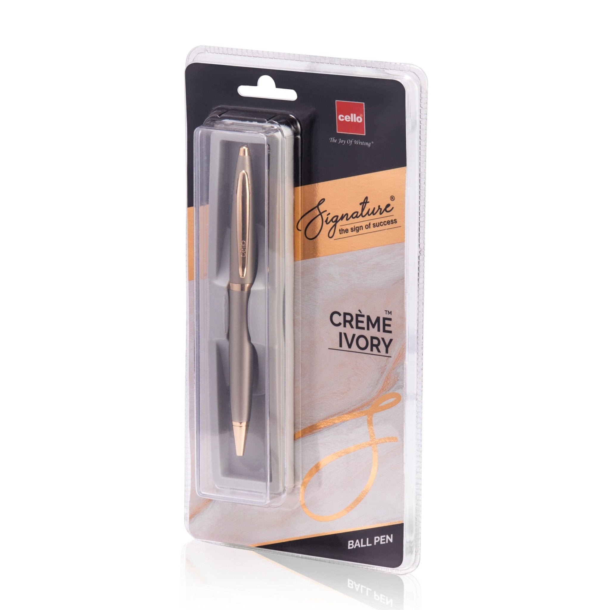 Cello Signature Creme Ivory Ball Pen - Infinity Market