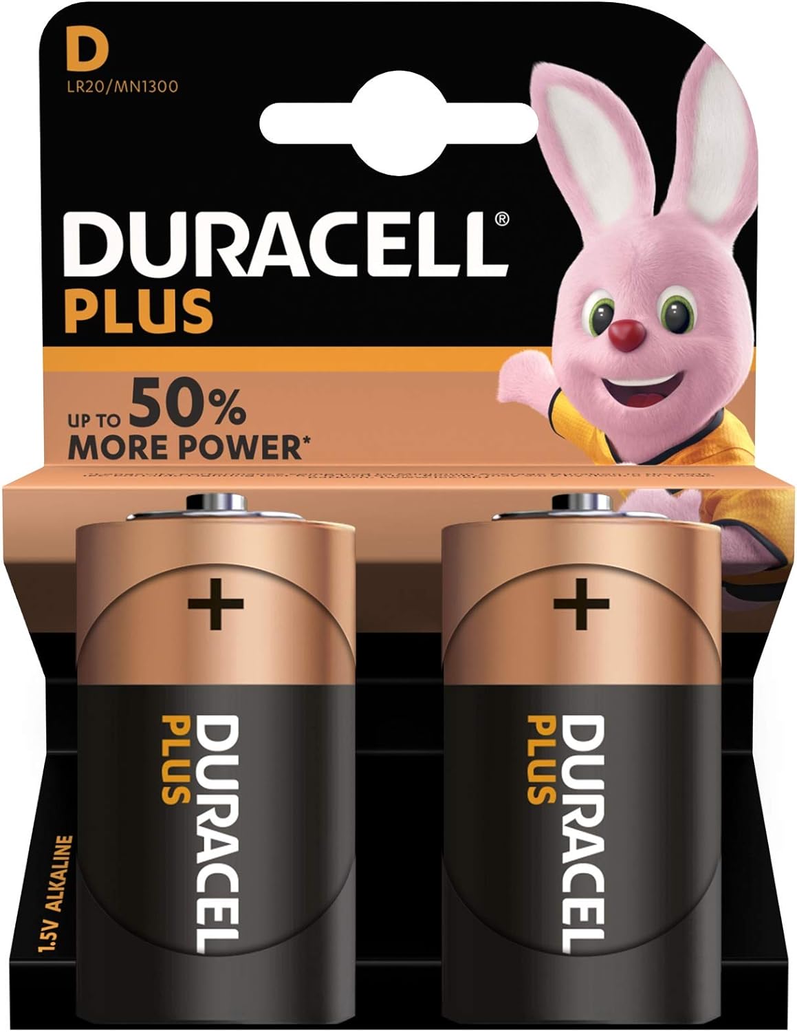 Duracell Plus MN1300 - Battery 2 x D type Alkaline - Infinity Market