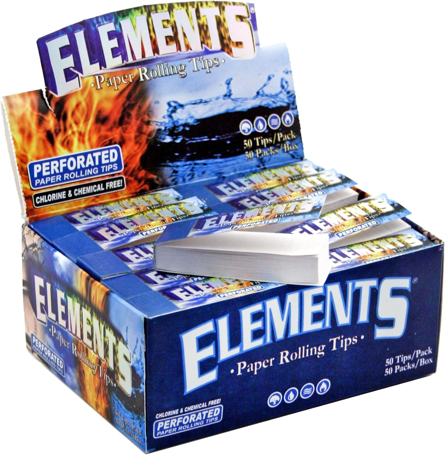 Elements Perforated Tips 50 Booklets - Infinity Market