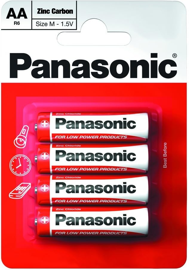 Panasonic AA R6 Zinc Carbon Battery - Infinity Market