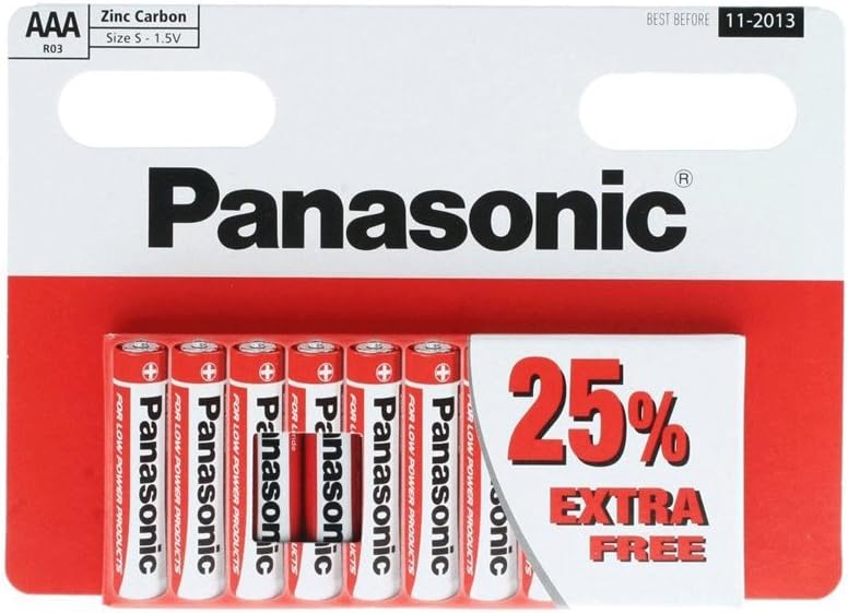 Panasonic AAA (1.5v) Zinc Carbon Batteries - Infinity Market