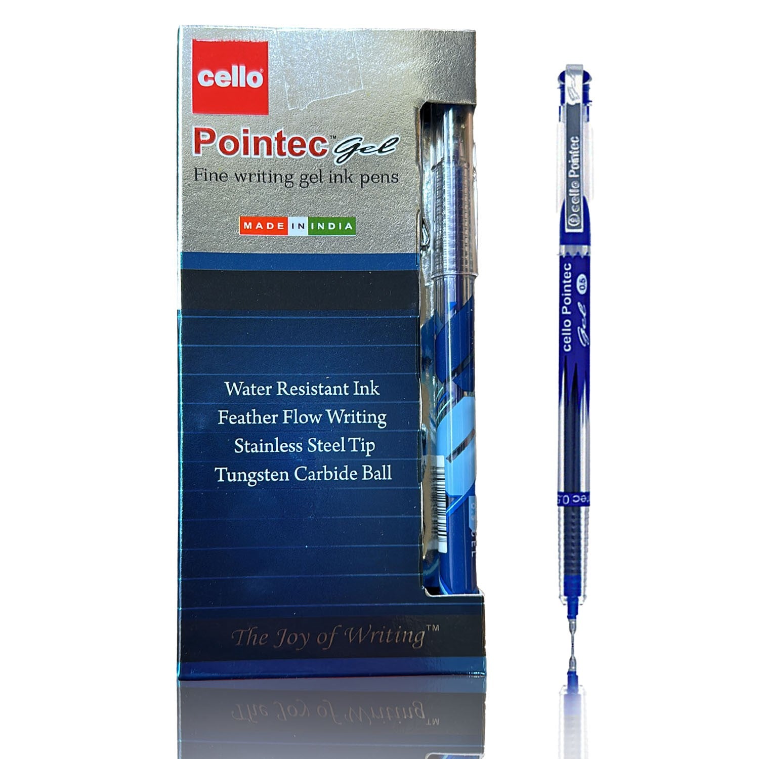 Cello Pointec Ballpoint Gel (0.5mm), Pack of 12