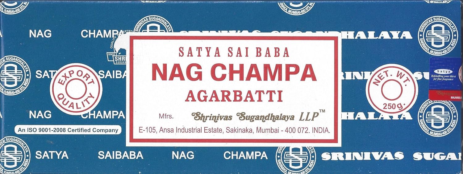 Satya Sai Baba Nagchampa 15g 12pk - Infinity Market