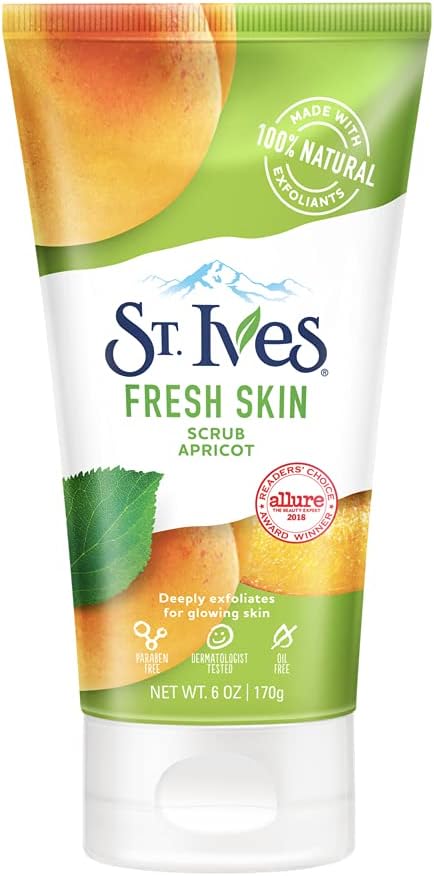 St. Ives Fresh Skin Face Scrub, Apricot 6oz/ 170gm - Infinity Market