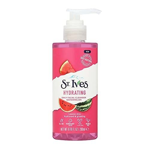 St. Ives Hydrating Daily Face Cleanser Natural Watermelon Extract to leave Skin Refreshed and Glowing 200ml - Infinity Market