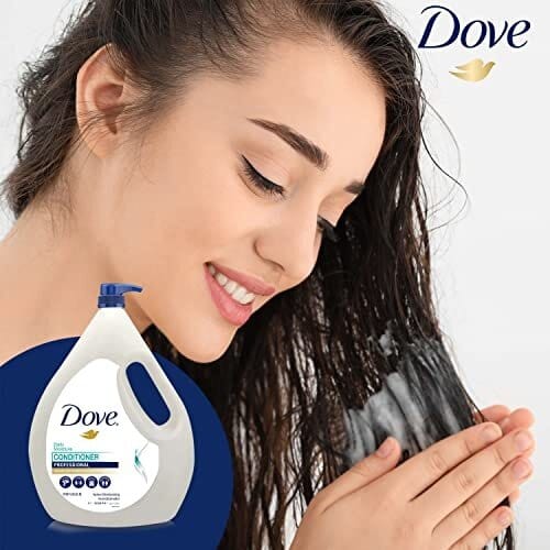 Dove Hair Conditioner | Daily Moisture | with Pump 4L | Nourishing system for smooth hair and resilient to daily damage