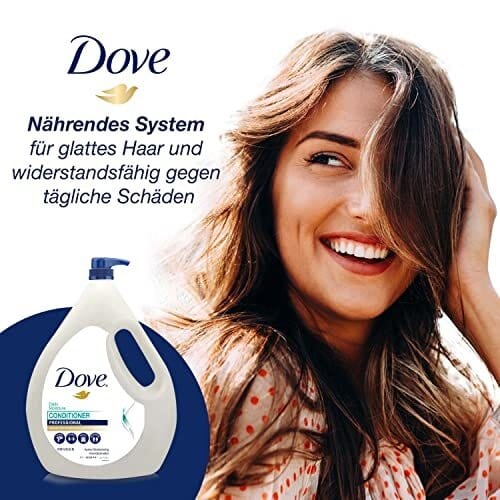 Dove Hair Conditioner | Daily Moisture | with Pump 4L | Nourishing system for smooth hair and resilient to daily damage