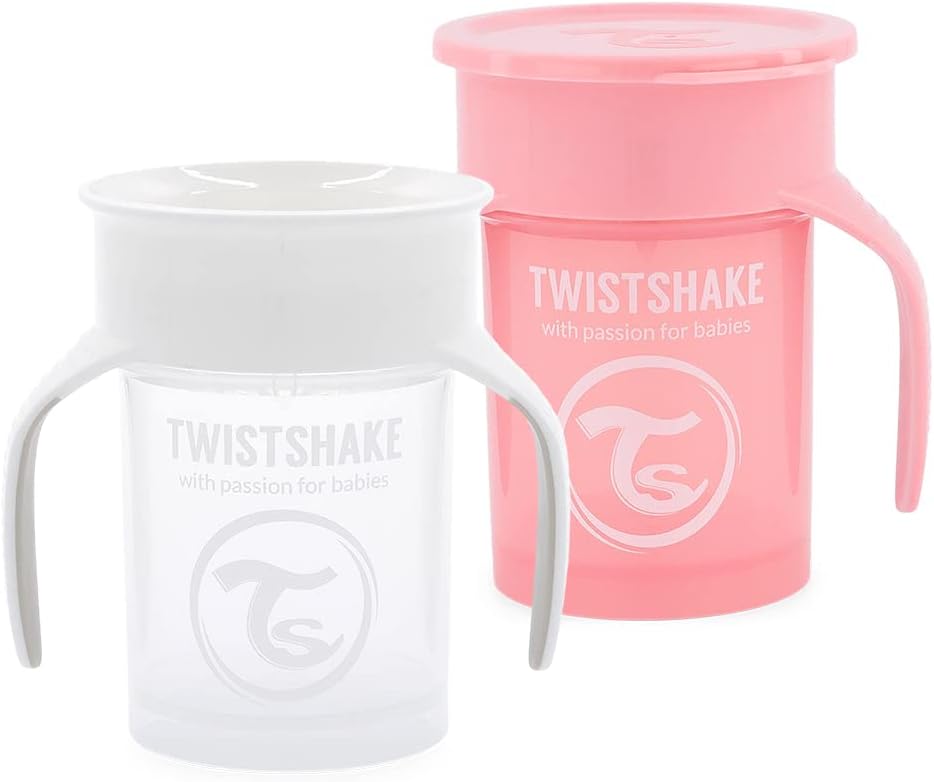 Twistshake 2X Spill - Proof Baby Sippy Cup with Silicone Seal - 230ml - Infinity Market