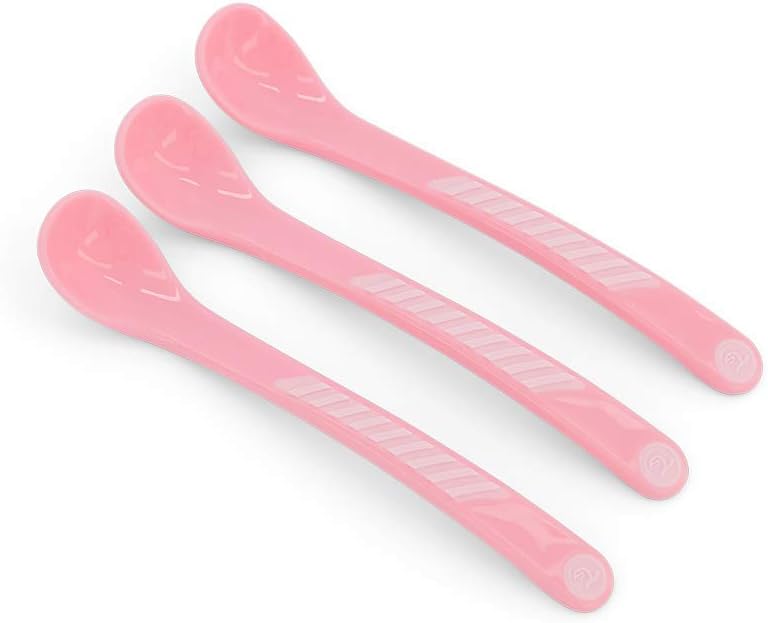 Twistshake 3x Feeding Spoon 6+m Pastel Light Pink - Infinity Market