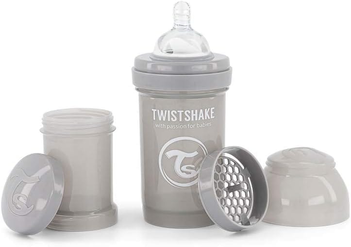 Twistshake Anti - Colic 180ml Pastel Grey - Infinity Market