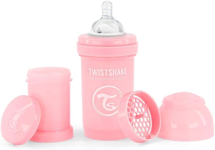 Twistshake Anti - Colic 180ml Pastel Light Pink - Infinity Market