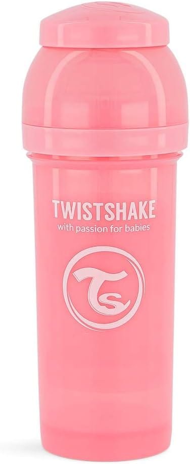 Twistshake Anti - Colic 260ml Pastel Light Pink - Infinity Market