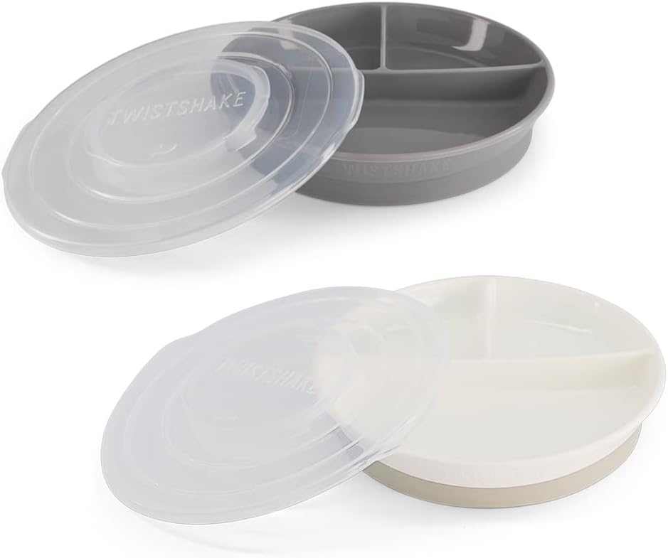 Twistshake Baby Plate with Airtight Lid - 2 Pack - Infinity Market