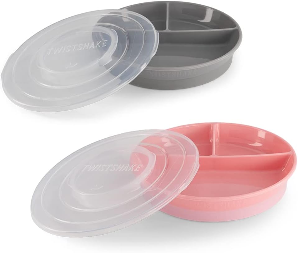 Twistshake Baby Plate with Airtight Lid - 2 Pack - Infinity Market